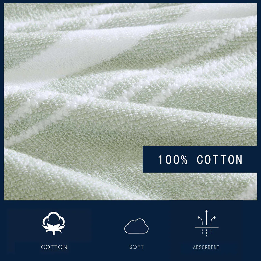 Windward Green 6-Piece Towel Set 2 Windward Green 6-Piece Towel Set