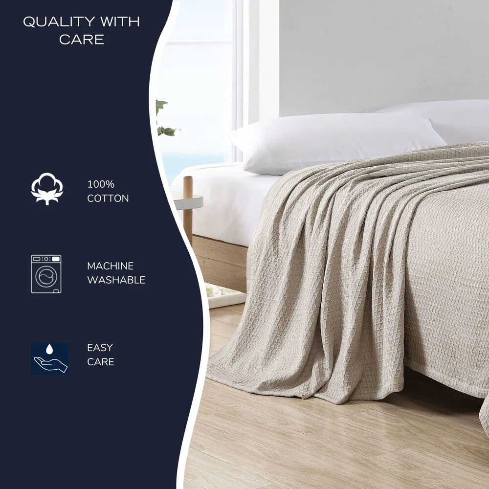 Baird Beige King Blanket 7 Baird Beige King Blanket