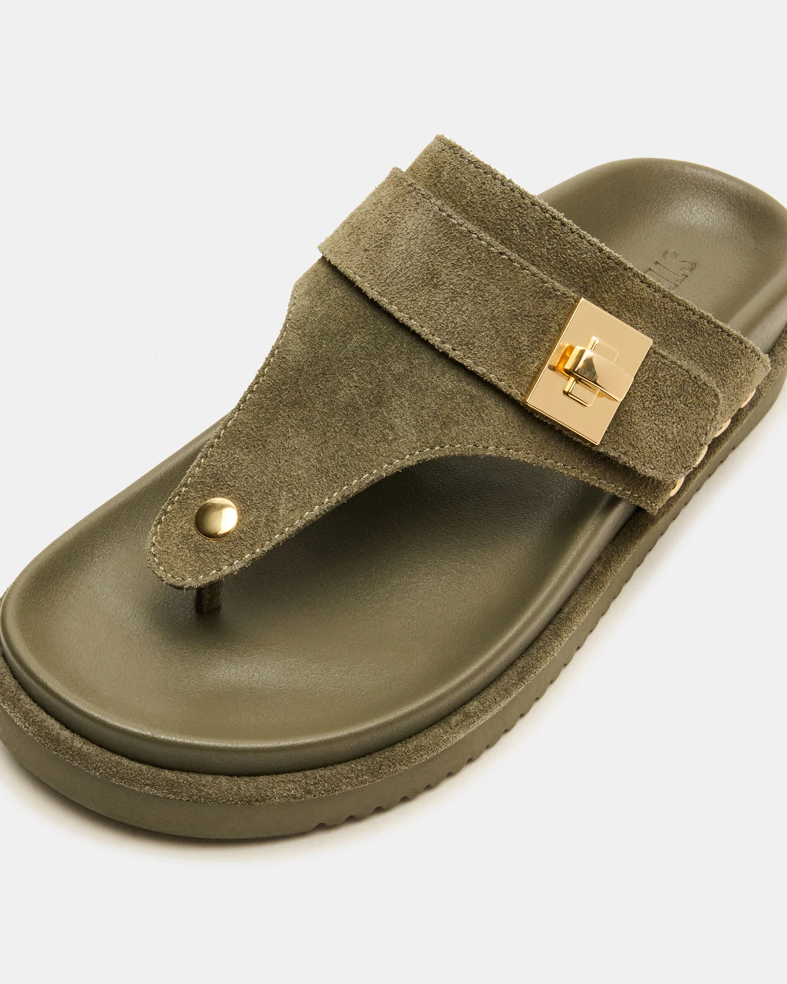 Thona Olive Suede 3 Thona Olive Suede