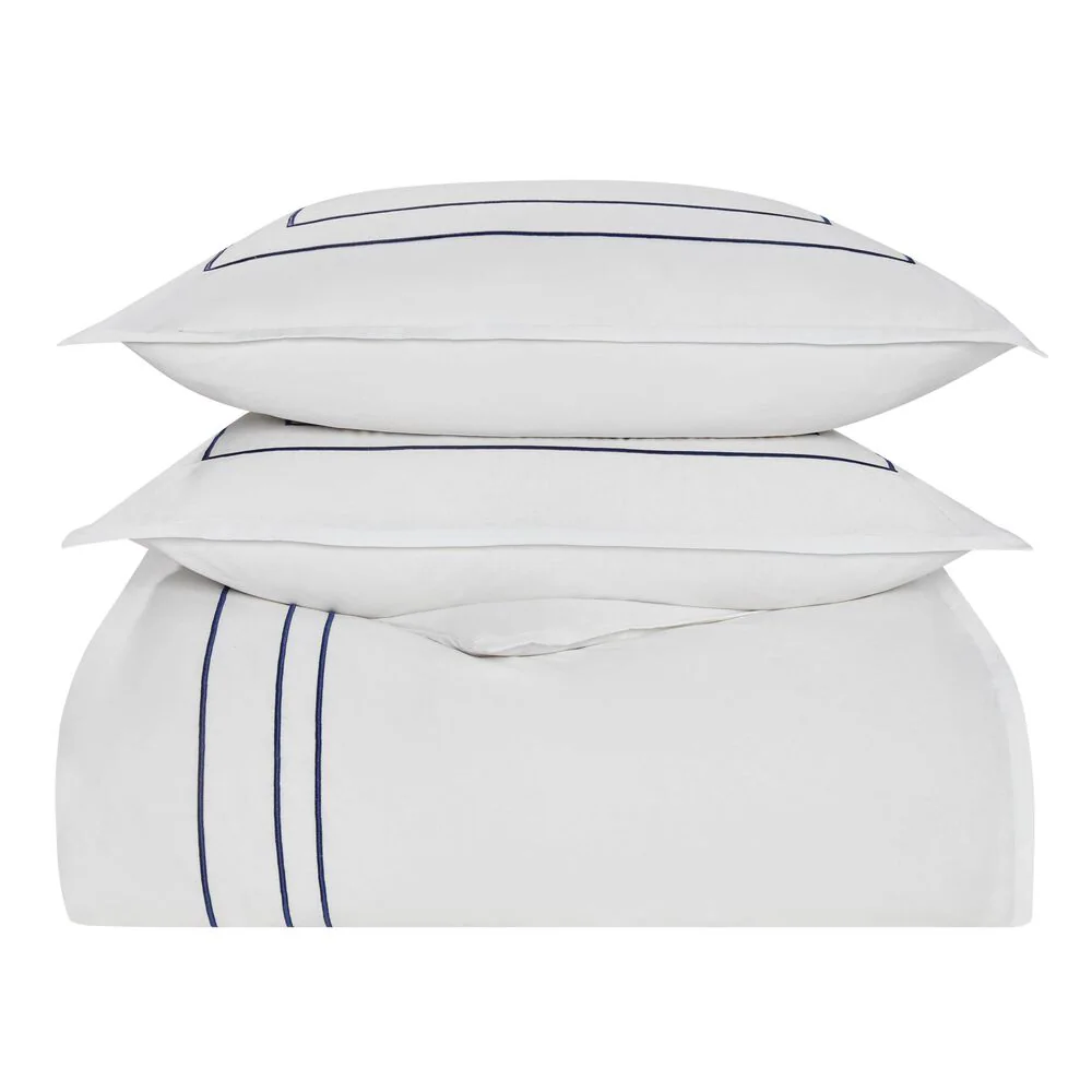 ALDEN SOLID KING DUVET COVER SET 6 ALDEN SOLID KING DUVET COVER SET