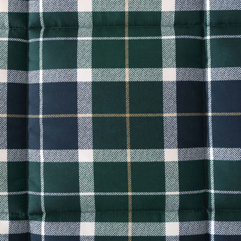 Northsail Plaid Navy Full/Queen Reversible Duvet Cover & Sham Set 3 Northsail Plaid Navy Full/Queen Reversible Duvet Cover & Sham Set