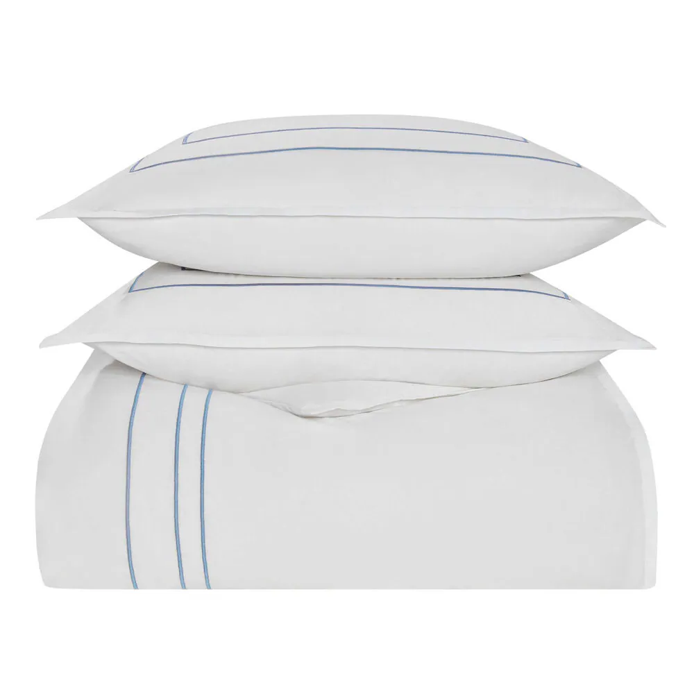 Alden Blue King Duvet Cover Set 3 Alden Blue King Duvet Cover Set
