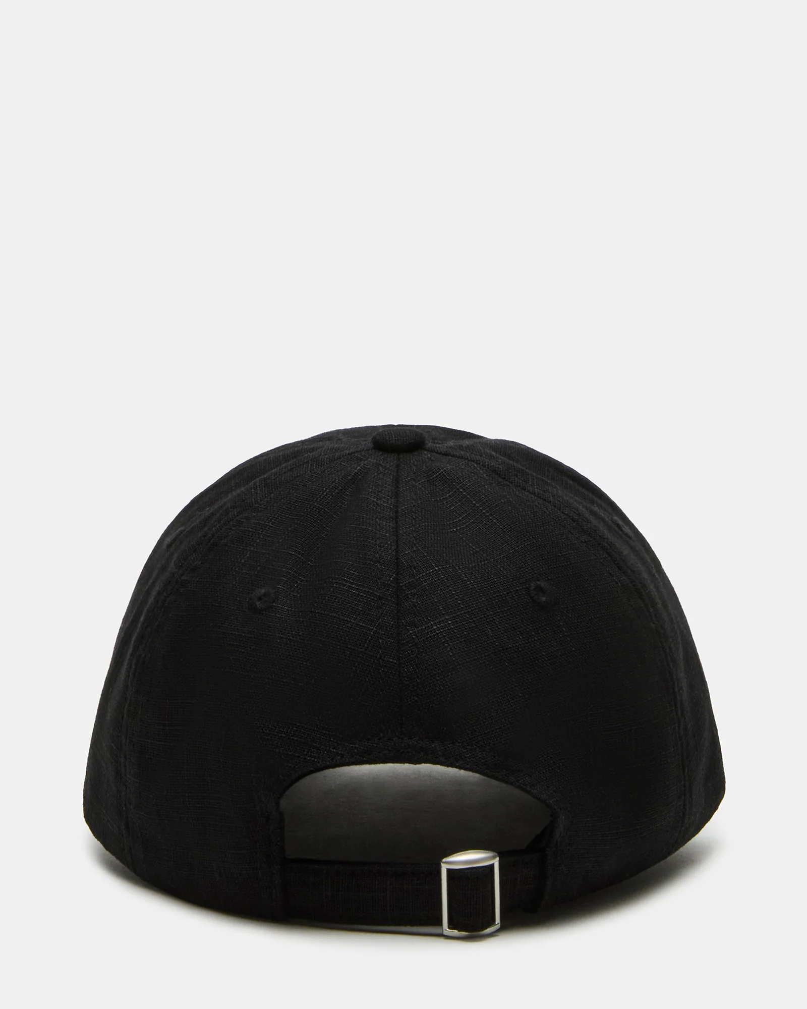 Linen Baseball Cap Black 3 Linen Baseball Cap Black