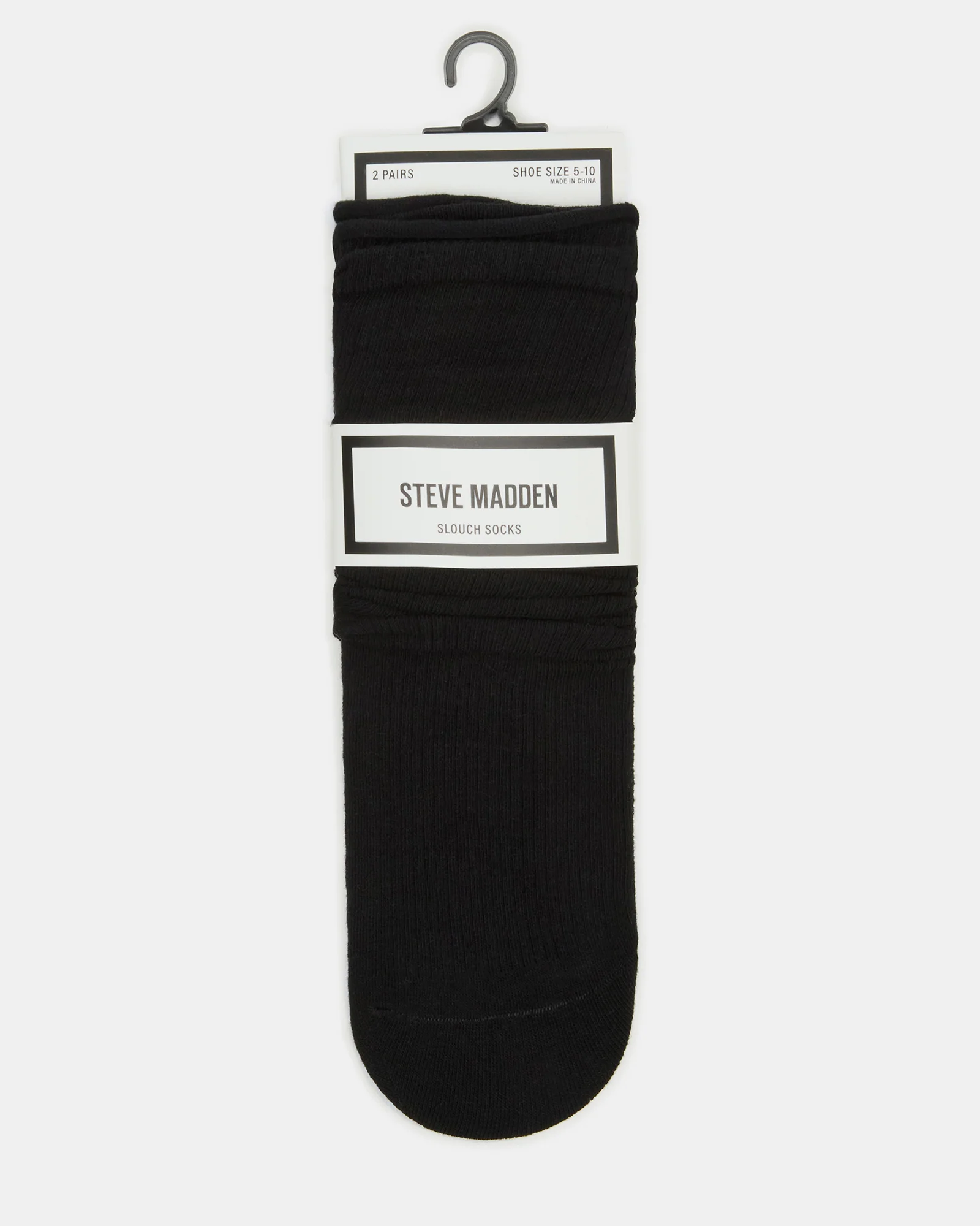 2 Pack Slouchy Crew Socks Black White 4 2 Pack Slouchy Crew Socks Black White