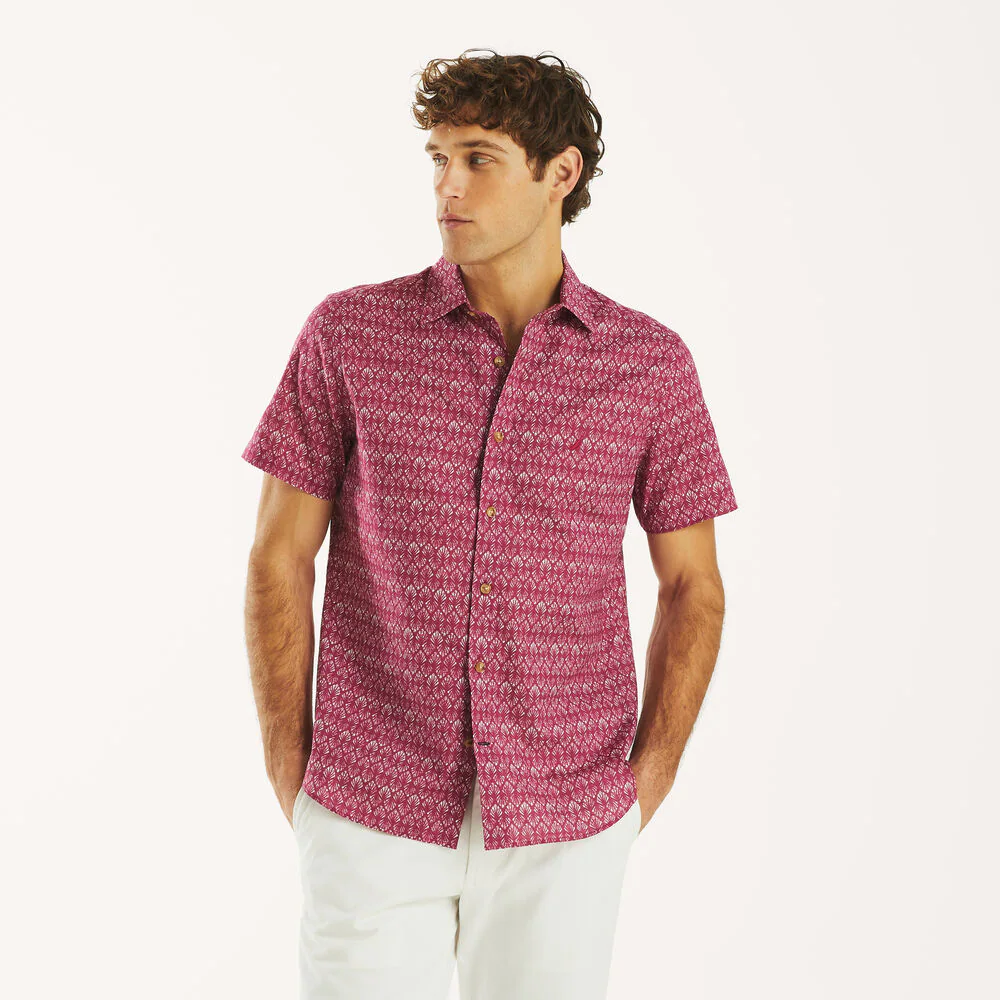 Big & Tall Printed Short-Sleeve Camp Shirt 2 Big & Tall Printed Short-Sleeve Camp Shirt