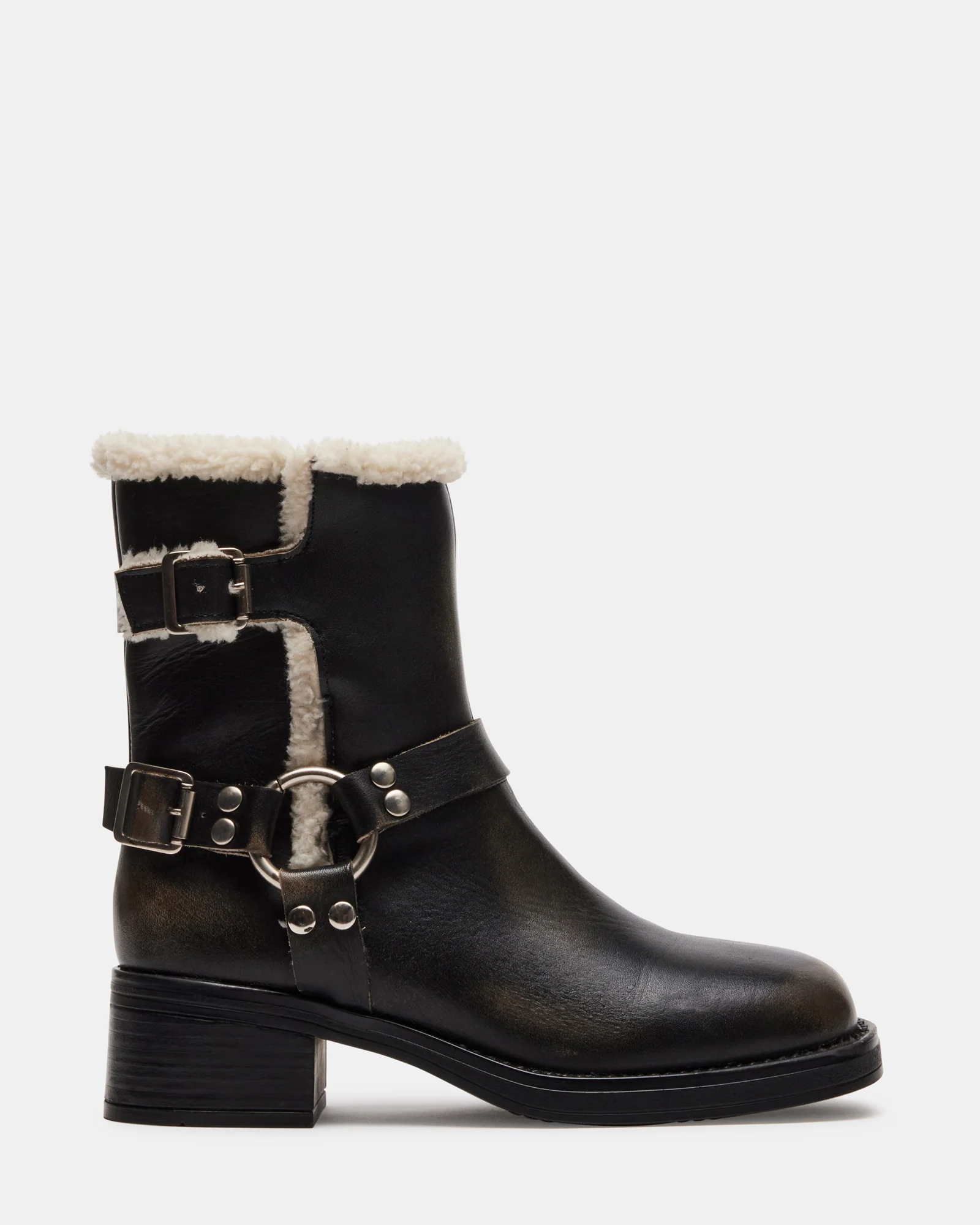 Brixton Fur Black Distressed 1 Brixton Fur Black Distressed
