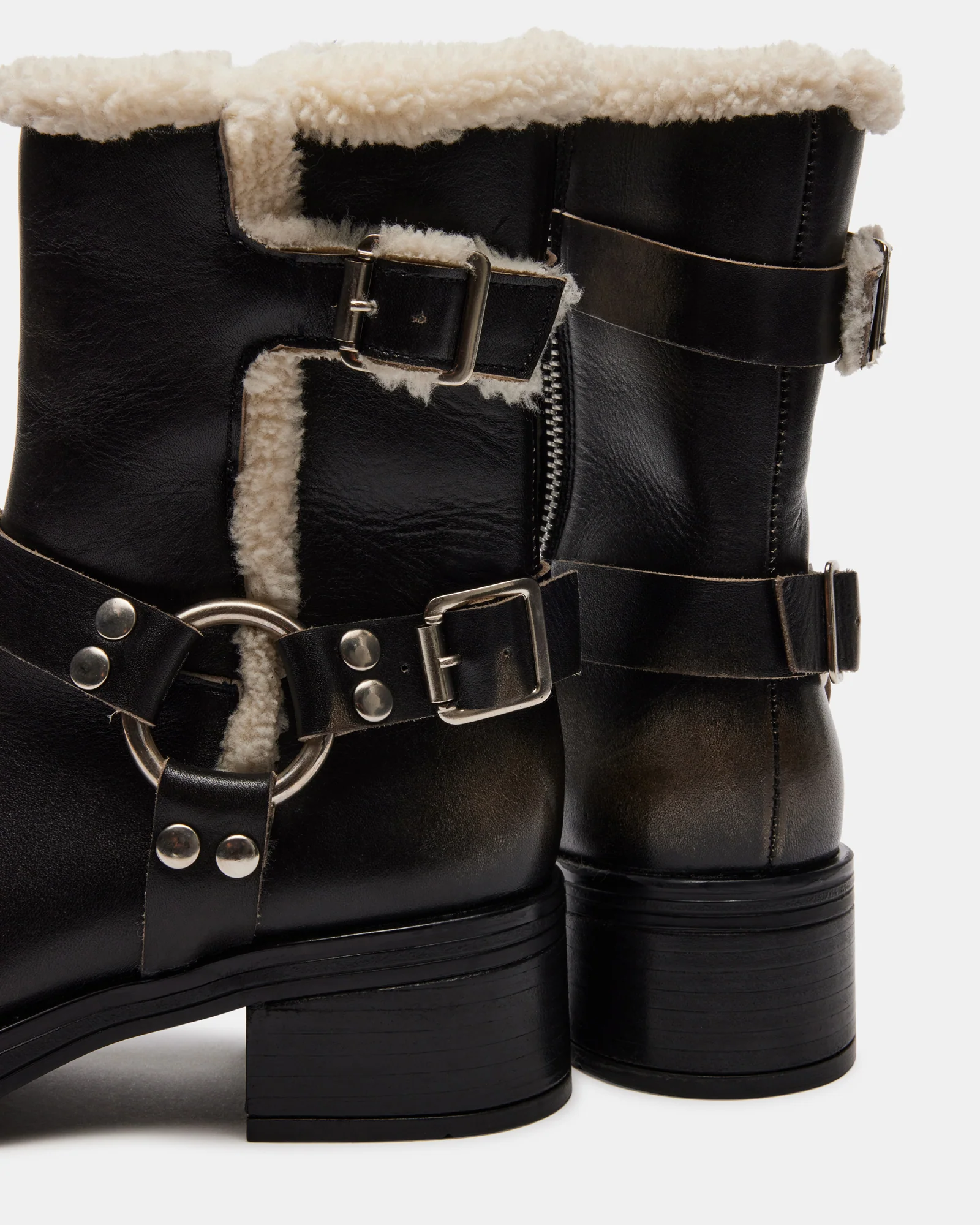 Brixton Fur Black Distressed 3 Brixton Fur Black Distressed