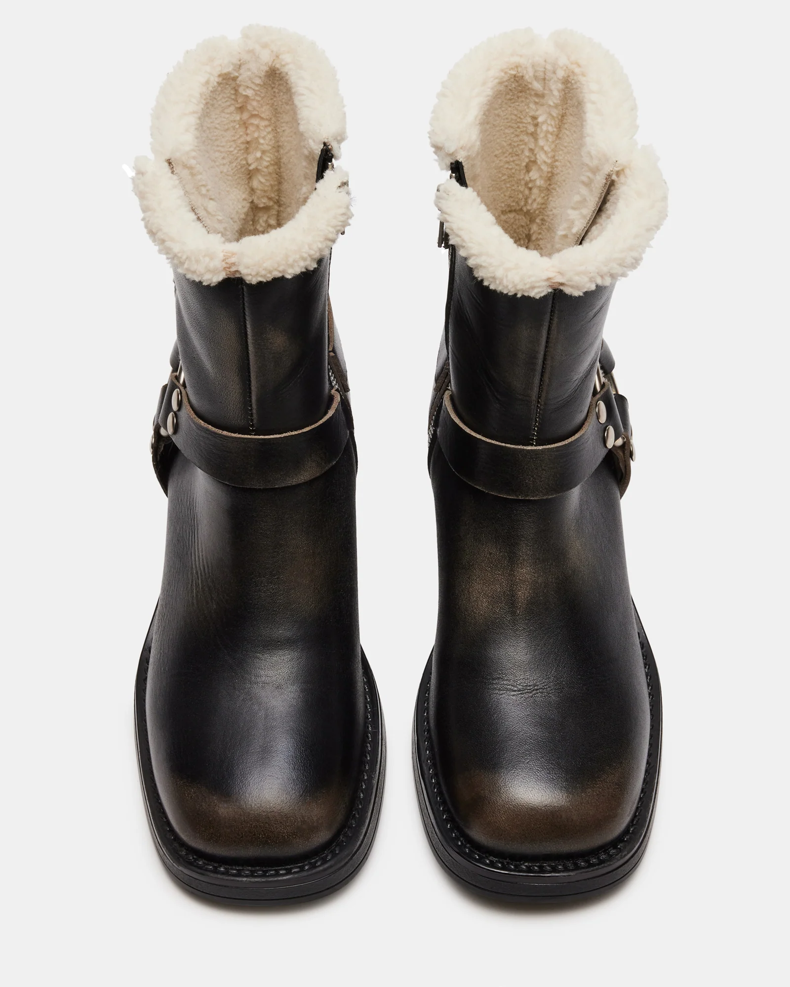 Brixton Fur Black Distressed 4 Brixton Fur Black Distressed
