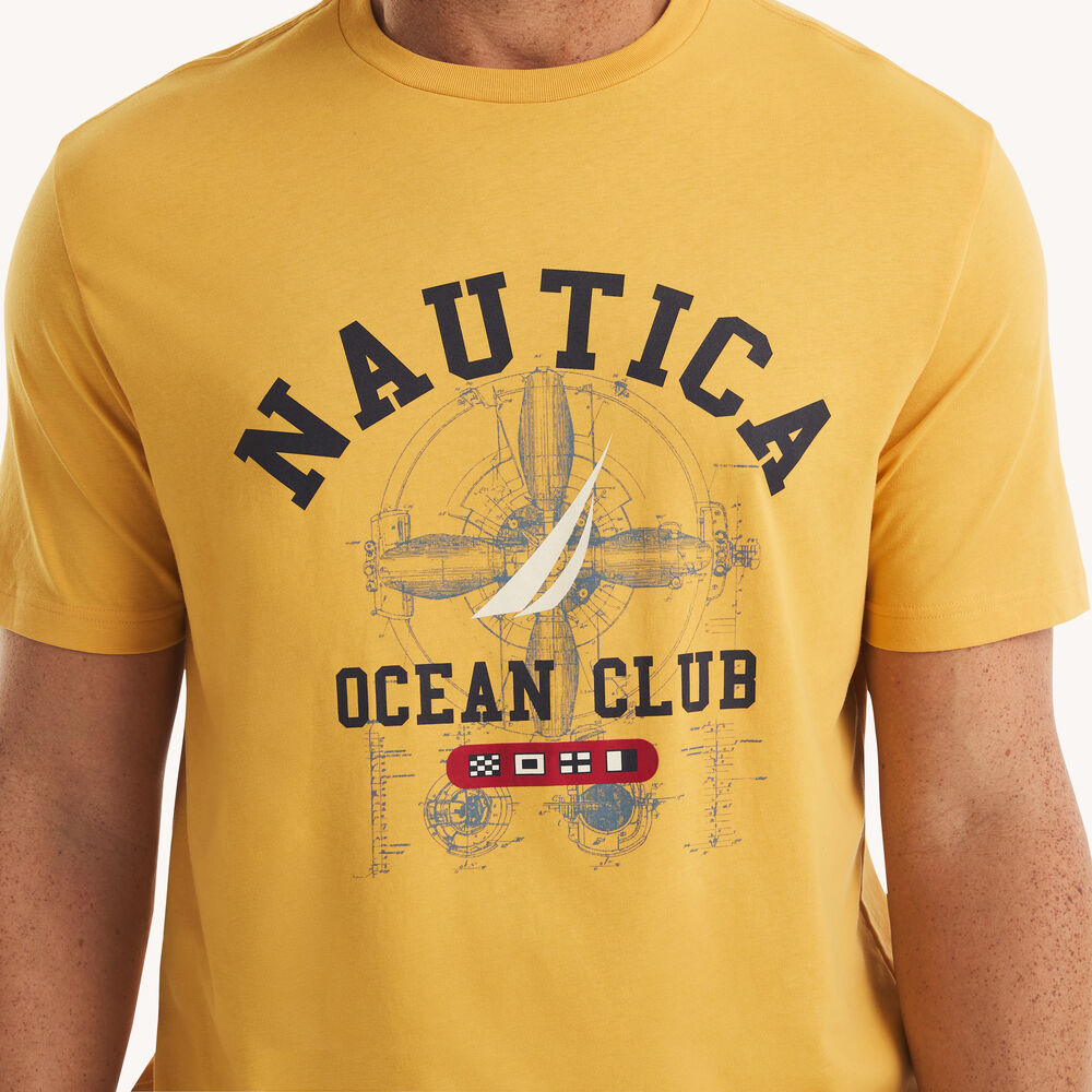 Big & Tall Ocean Club Graphic T-Shirt 2 Big & Tall Ocean Club Graphic T-Shirt