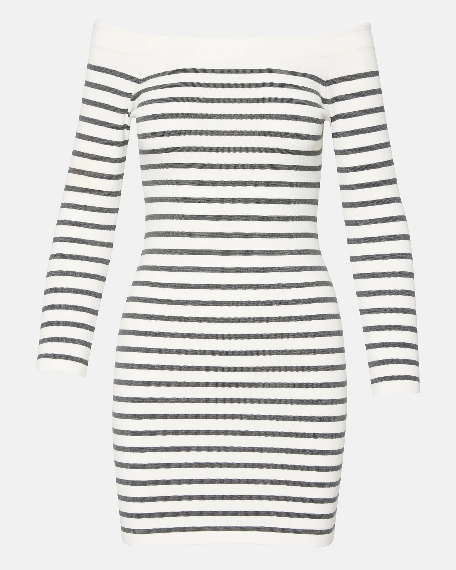 Noa Sweater Dress White/black 6 Noa Sweater Dress White/black