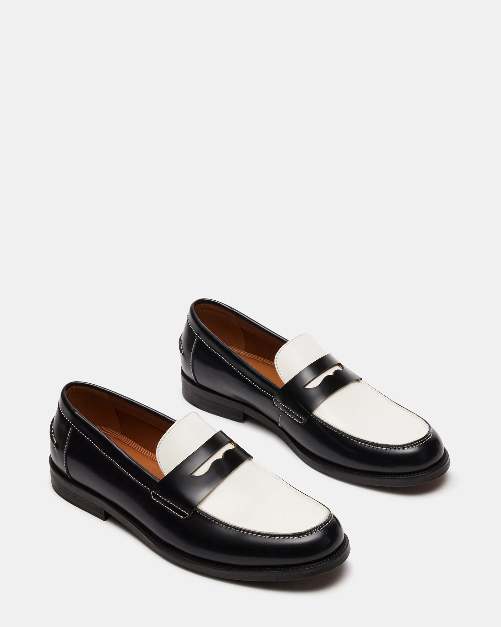 Natan Black/white Leather 3 Natan Black/white Leather