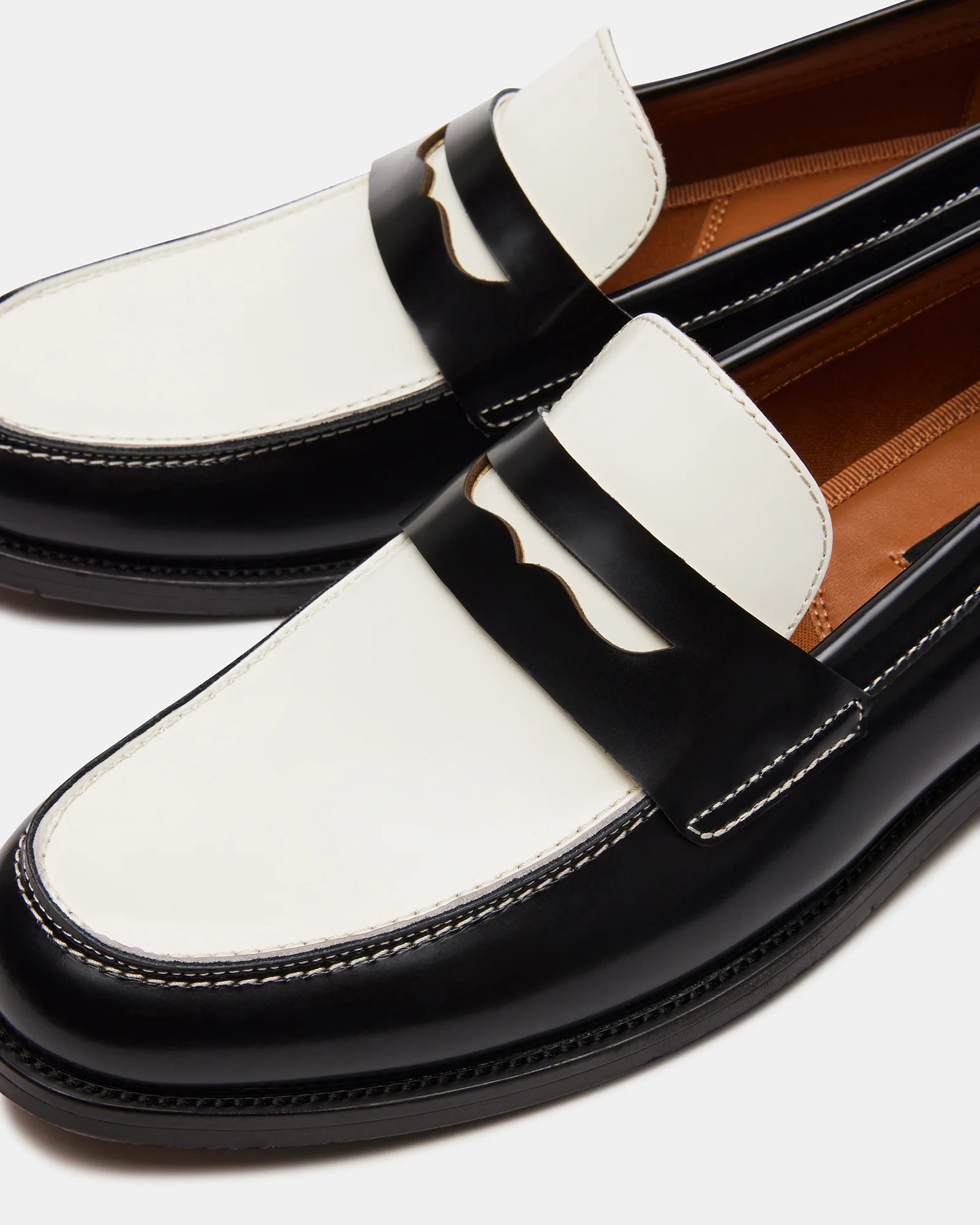 Natan Black/white Leather 4 Natan Black/white Leather