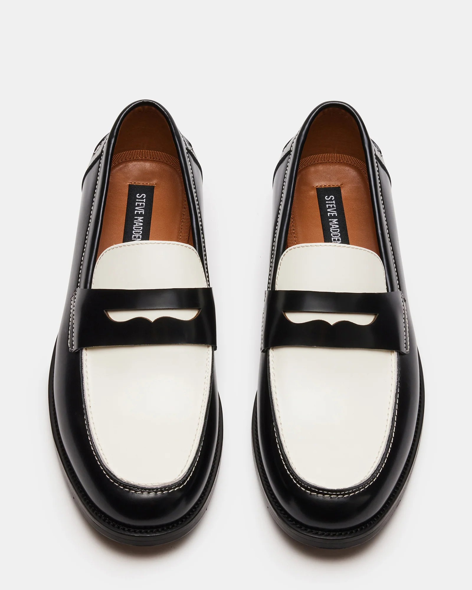 Natan Black/white Leather 5 Natan Black/white Leather