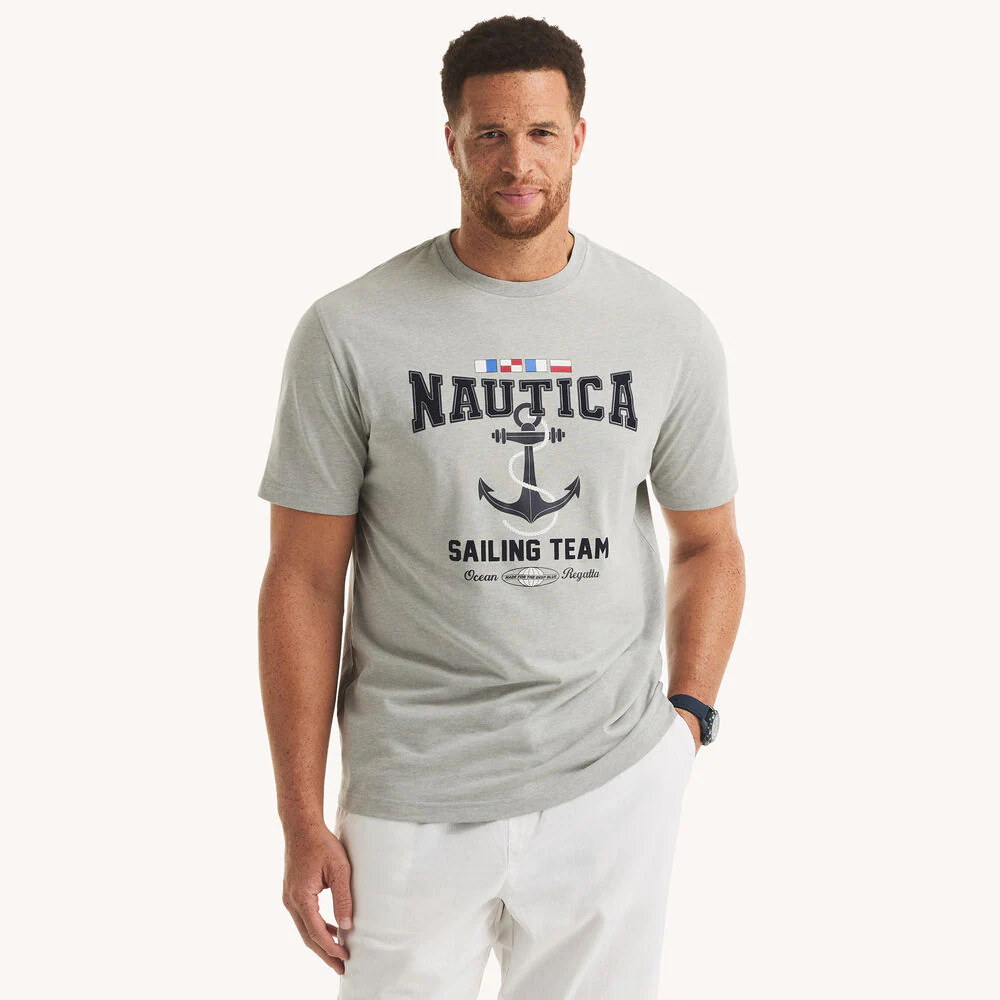 Big & Tall Sailing Team Graphic T-Shirt 1 Big & Tall Sailing Team Graphic T-Shirt