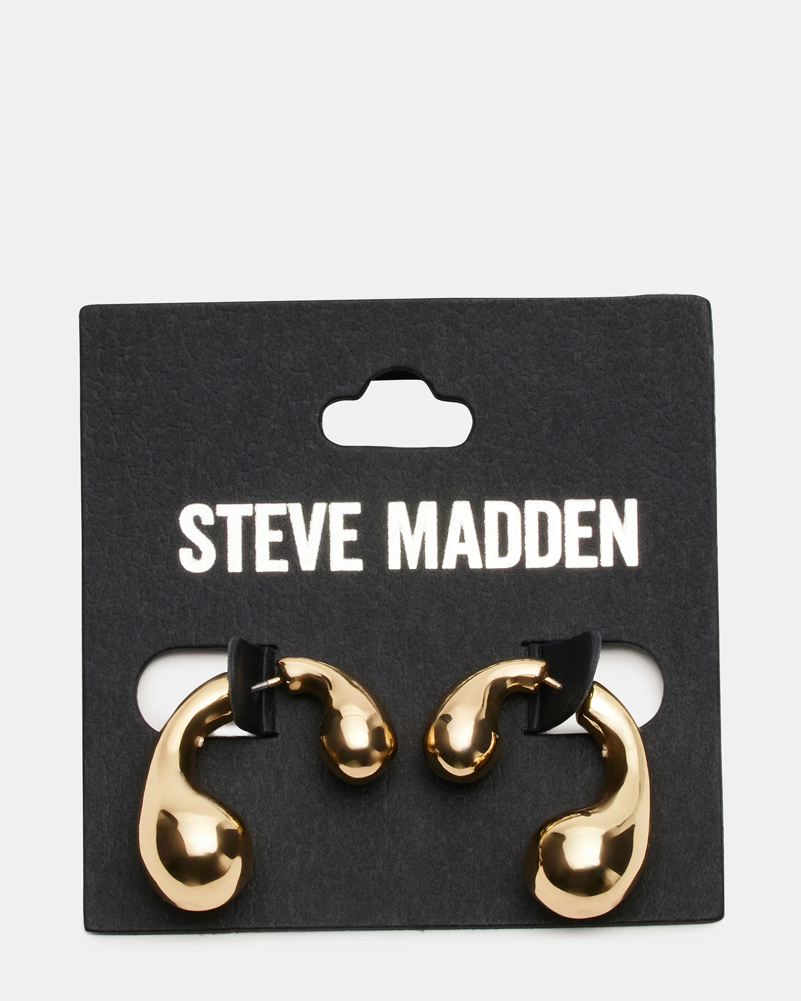 Front/back Teardrop Earrings Gold 3 Front/back Teardrop Earrings Gold
