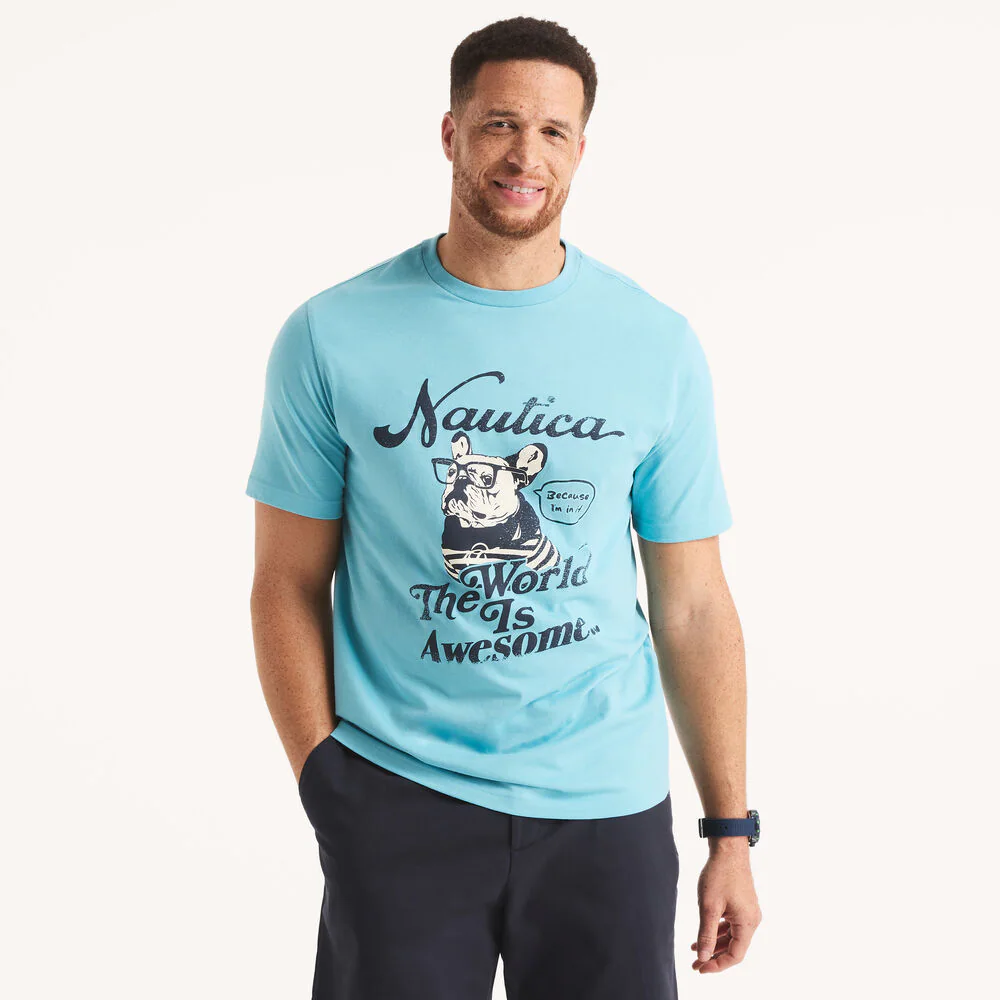 Big & Tall Awesome World Graphic T-Shirt