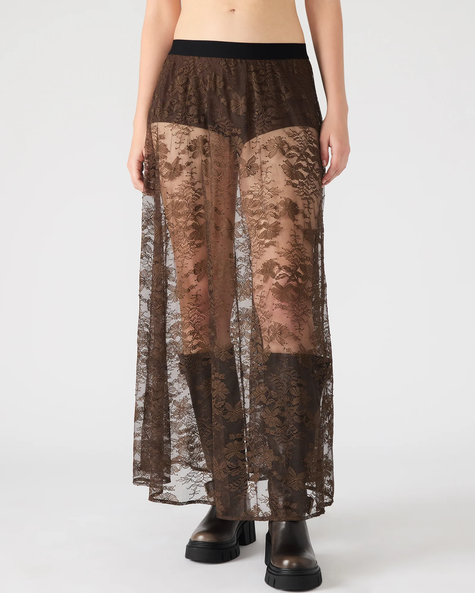 Gisela Skirt Dark Espresso 2 Gisela Skirt Dark Espresso