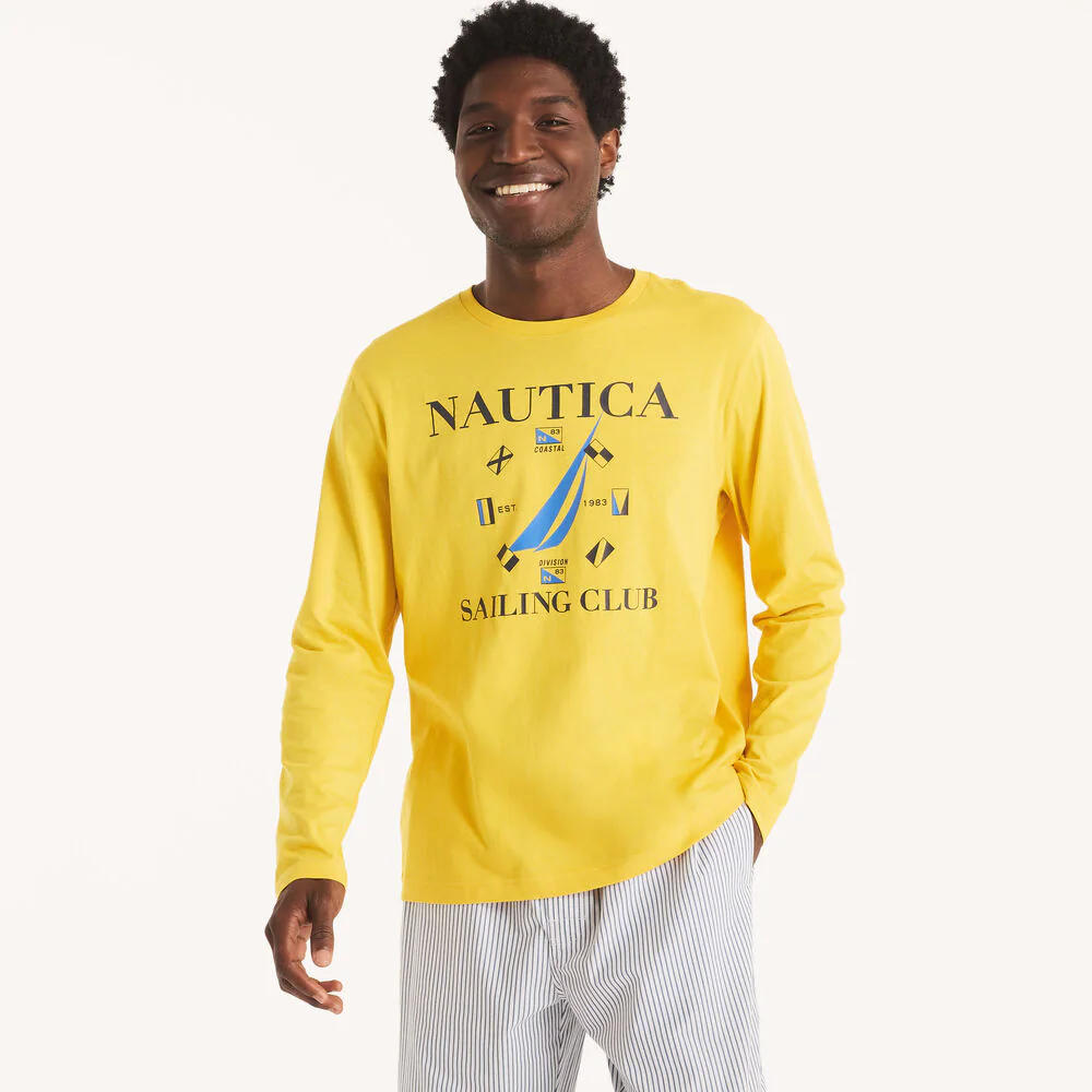 Sailing Club Long-Sleeve Sleep T-Shirt 1 Sailing Club Long-Sleeve Sleep T-Shirt