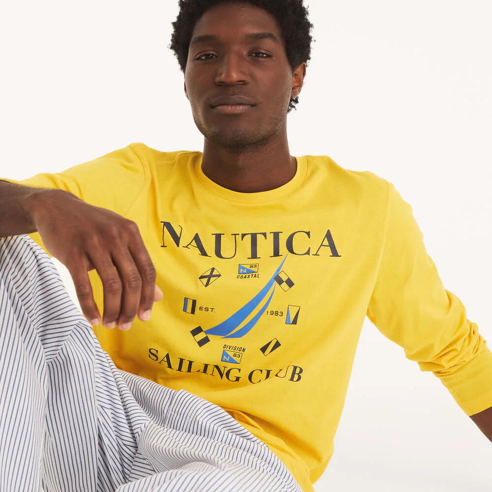 Sailing Club Long-Sleeve Sleep T-Shirt 2 Sailing Club Long-Sleeve Sleep T-Shirt