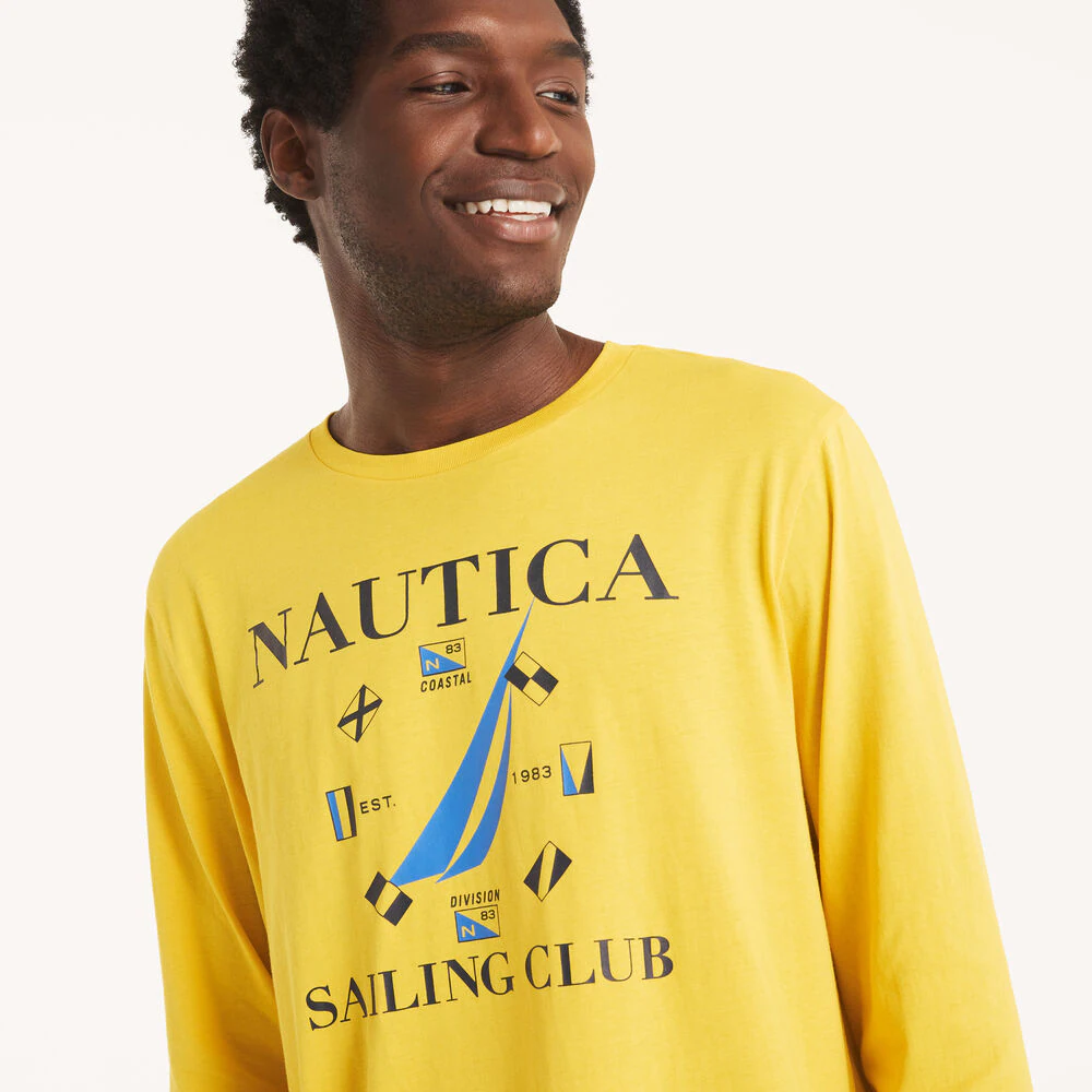 Sailing Club Long-Sleeve Sleep T-Shirt 3 Sailing Club Long-Sleeve Sleep T-Shirt