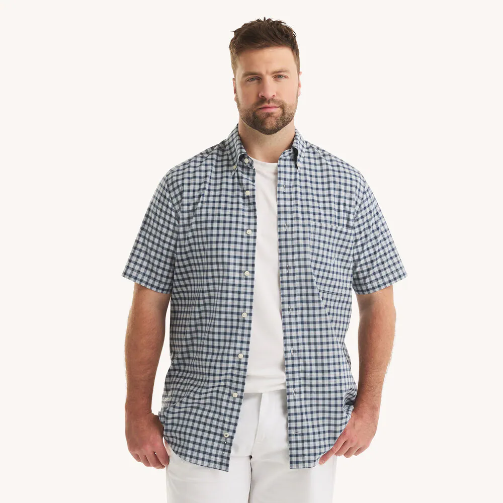 Big & Tall Plaid Short-Sleeve Shirt