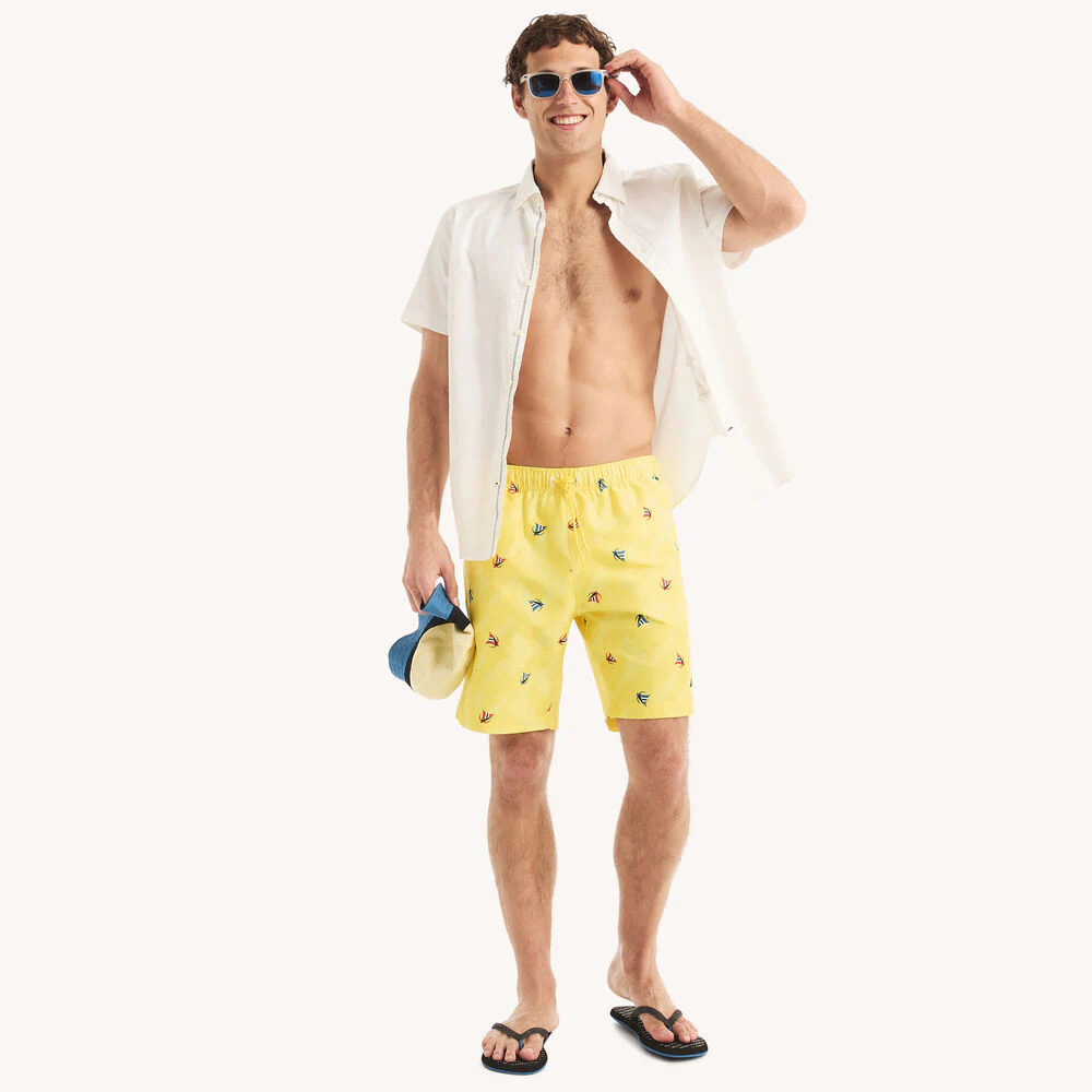 8" Sailboat Print Swim 1 8\" Sailboat Print Swim