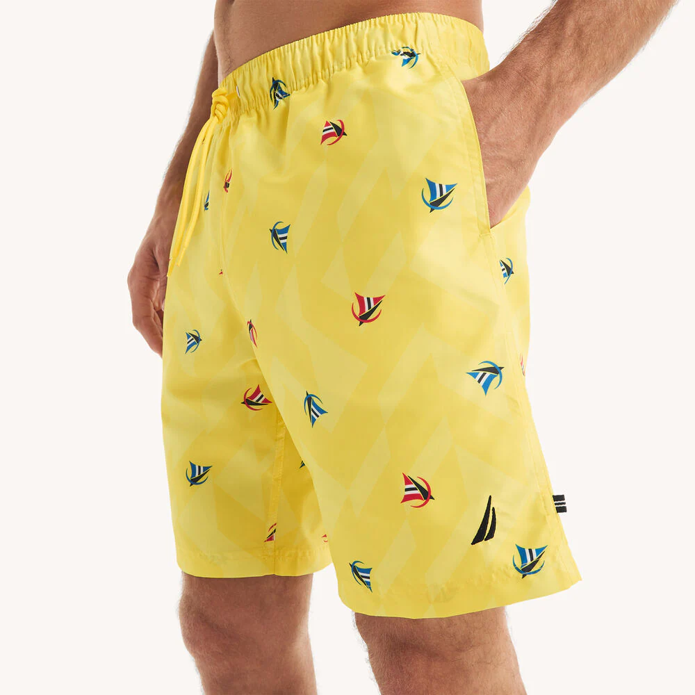 8" Sailboat Print Swim 2 8\" Sailboat Print Swim