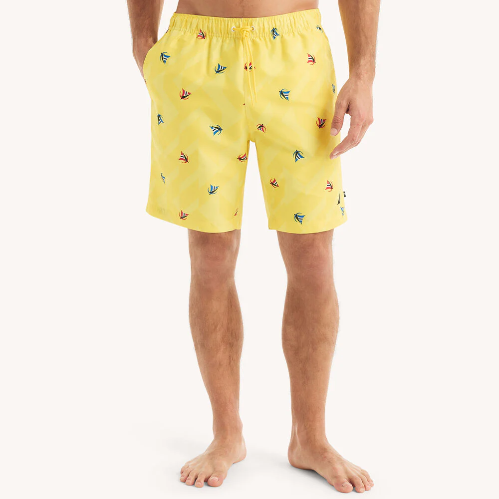 8" Sailboat Print Swim 3 8\" Sailboat Print Swim