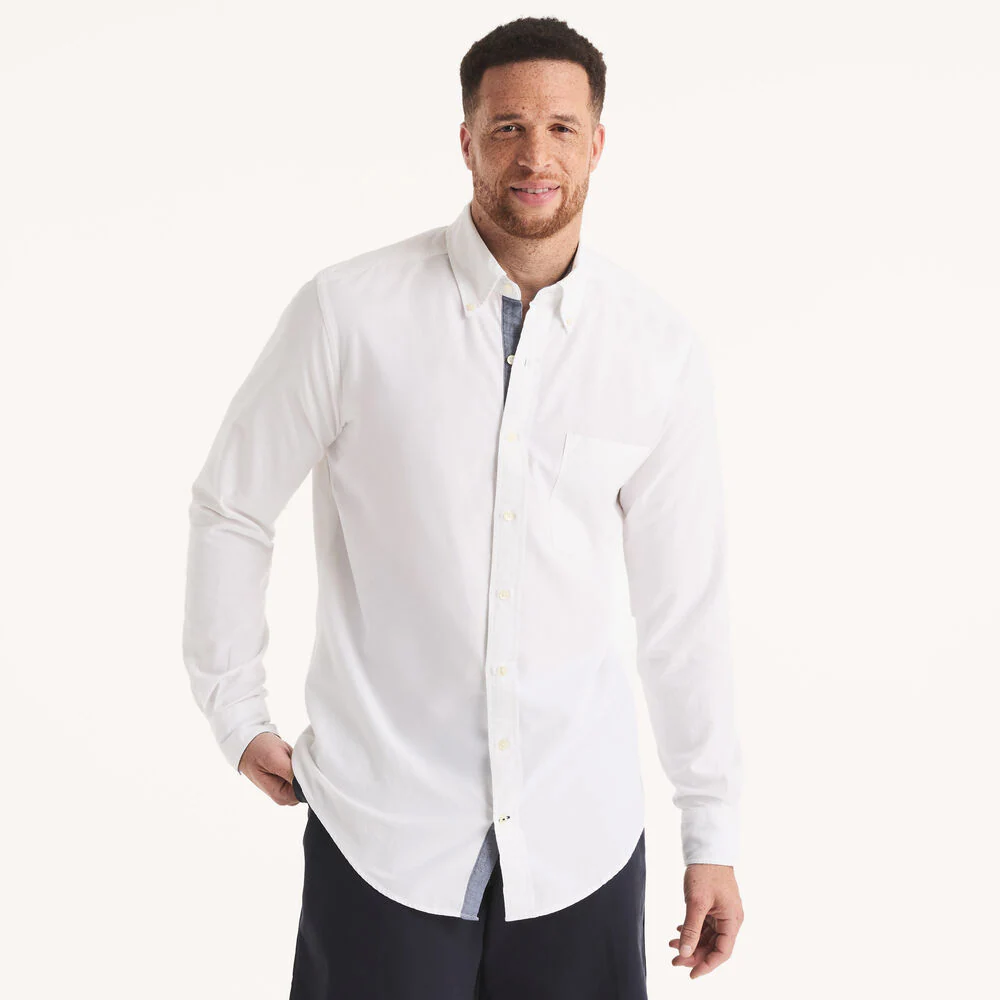 Big & Tall Anchor Solid Oxford Classic Fit Button Down