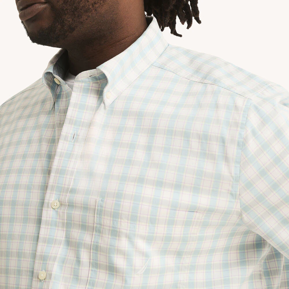 Big & Tall Classic Fit Plaid Short-Sleeve Shirt 2 Big & Tall Classic Fit Plaid Short-Sleeve Shirt