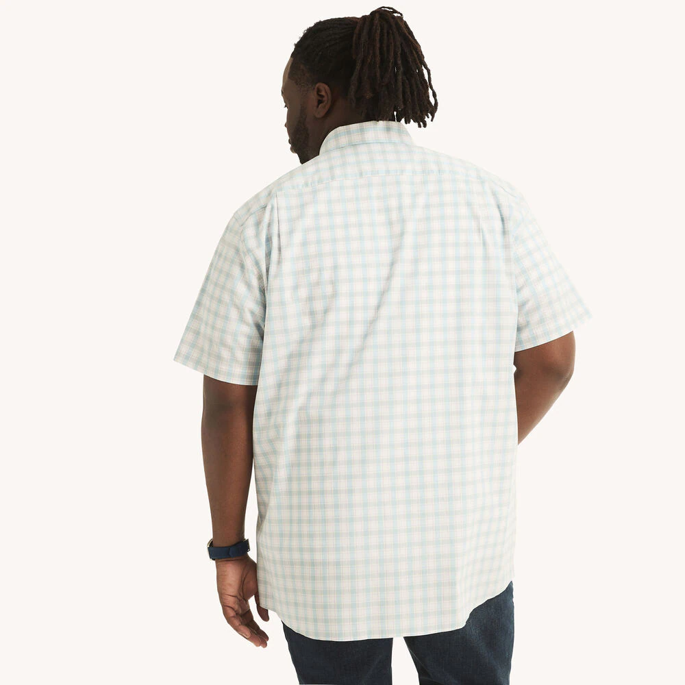 Big & Tall Classic Fit Plaid Short-Sleeve Shirt 4 Big & Tall Classic Fit Plaid Short-Sleeve Shirt