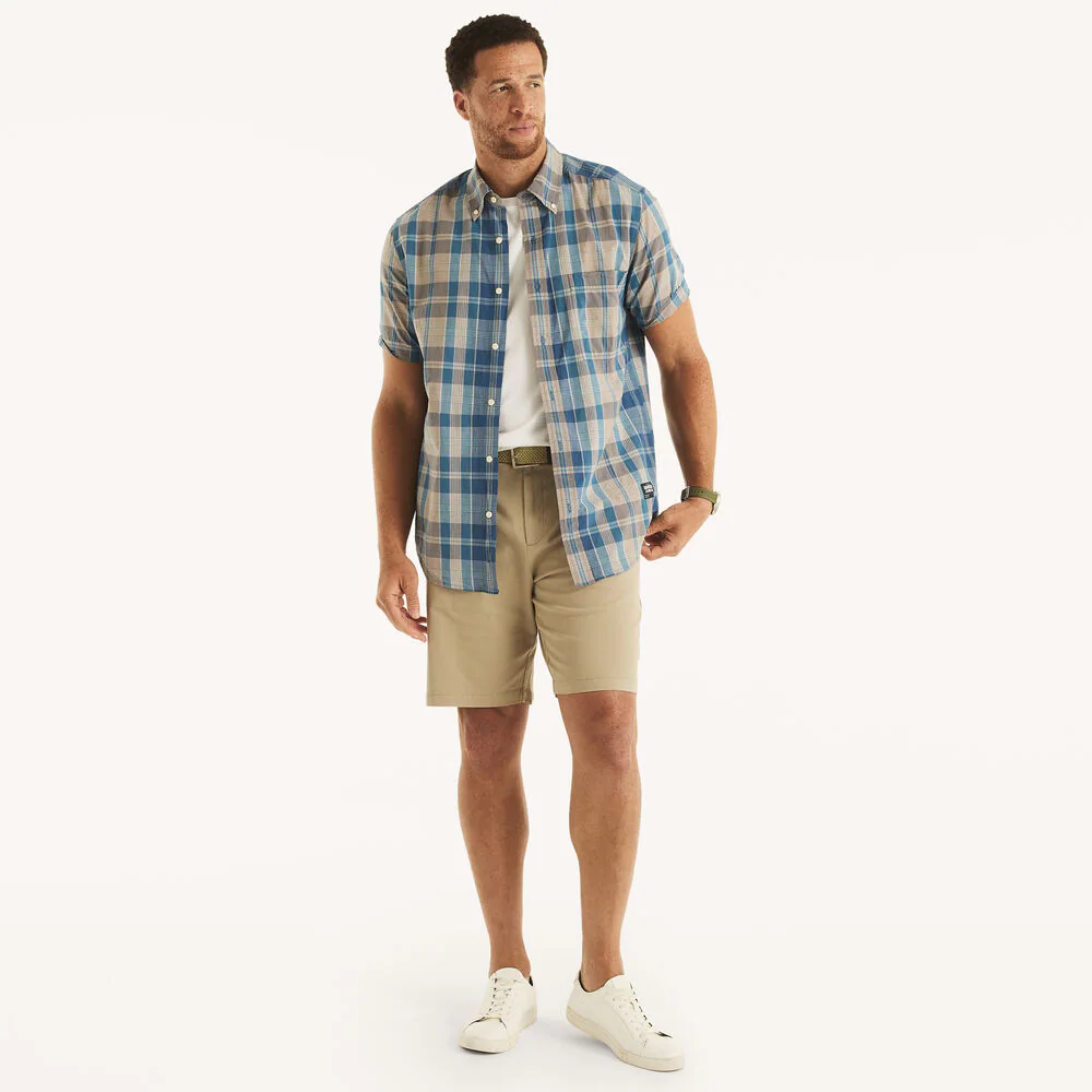 Big & Tall Nautica Jeans Co. Madras Plaid Short-Sleeve Shirt 2 Big & Tall Nautica Jeans Co. Madras Plaid Short-Sleeve Shirt
