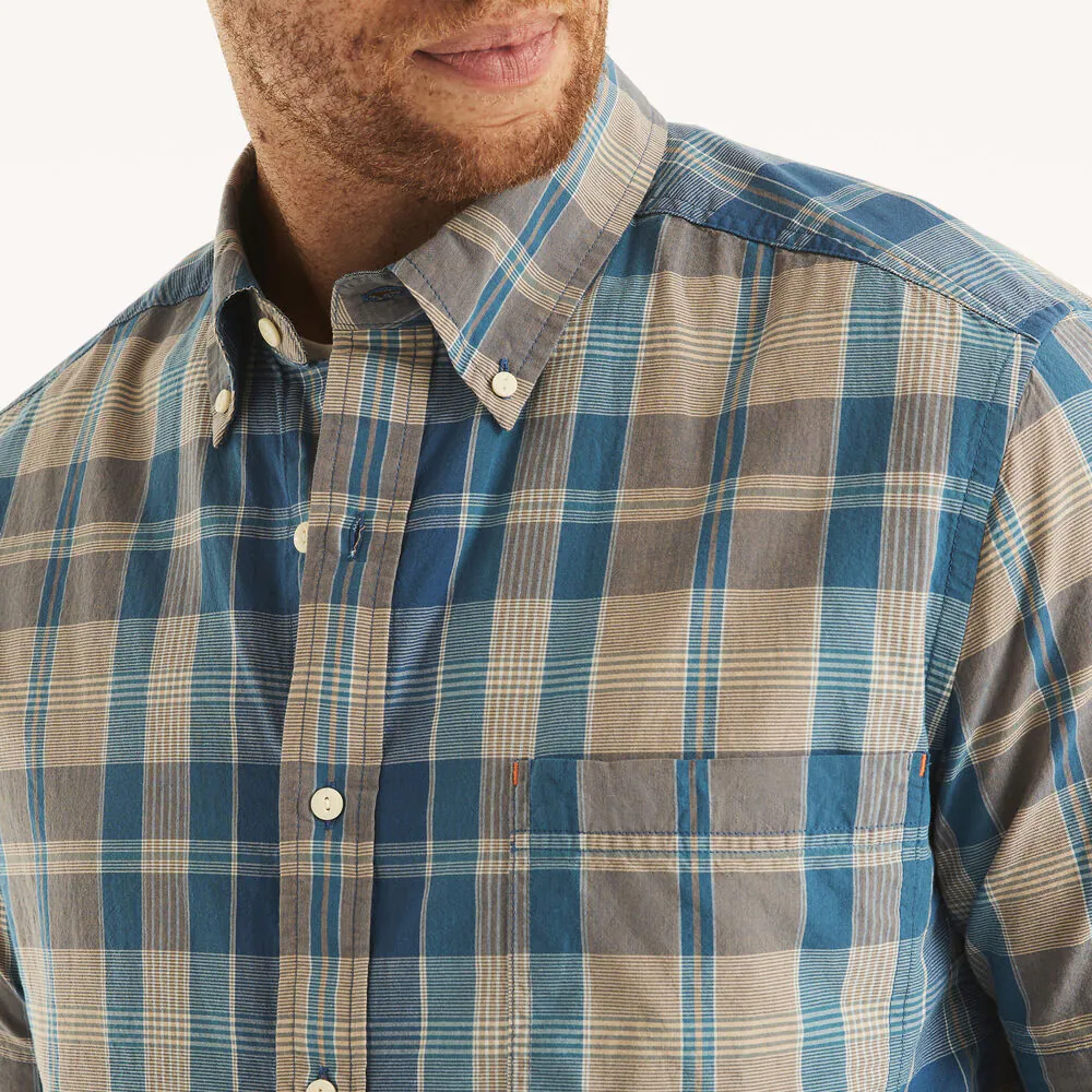 Big & Tall Nautica Jeans Co. Madras Plaid Short-Sleeve Shirt 3 Big & Tall Nautica Jeans Co. Madras Plaid Short-Sleeve Shirt
