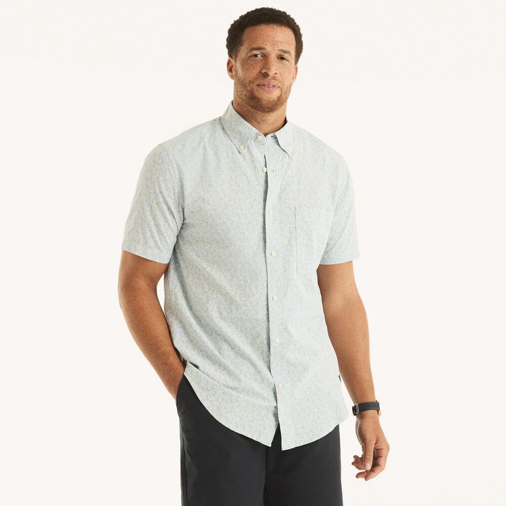 Big & Tall Nautica Jeans Co. Madras Printed Short-Sleeve Shirt