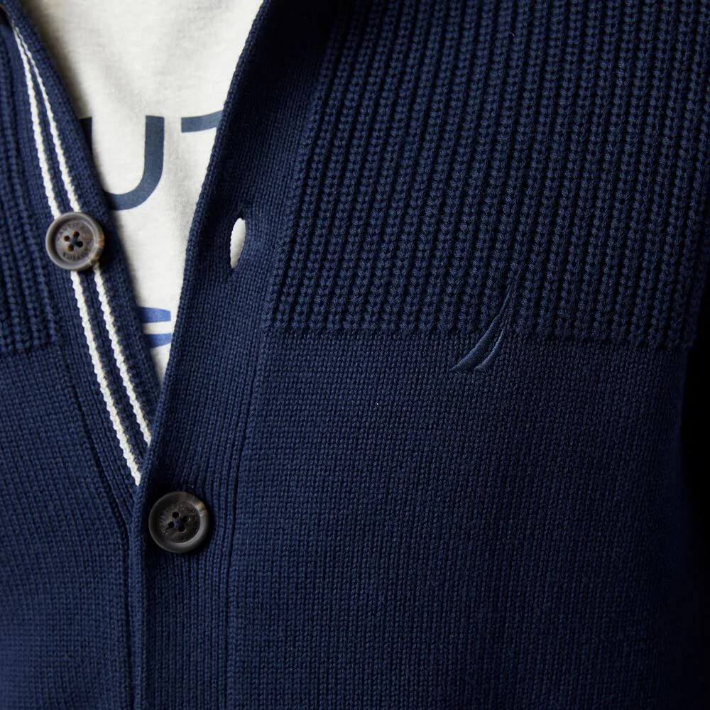 BIG & TALL TEXTURED BUTTON CARDIGAN 4 BIG & TALL TEXTURED BUTTON CARDIGAN