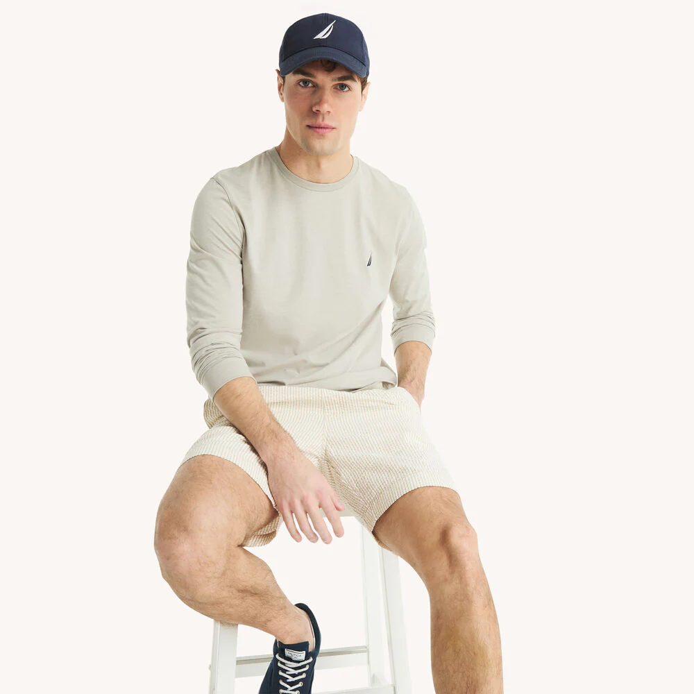 Heather Crewneck Deck T-Shirt