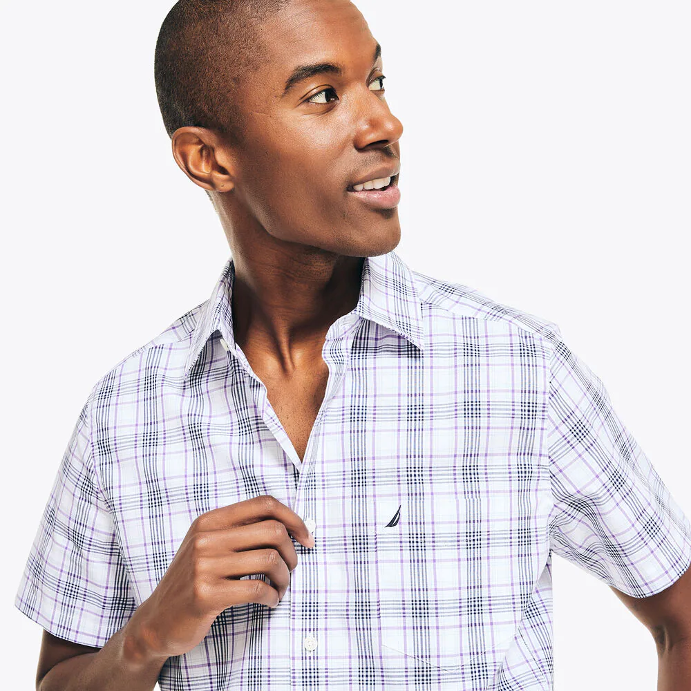 Classic Fit Wrinkle-Resistant Plaid Short-Sleeve Shirt 2 Classic Fit Wrinkle-Resistant Plaid Short-Sleeve Shirt