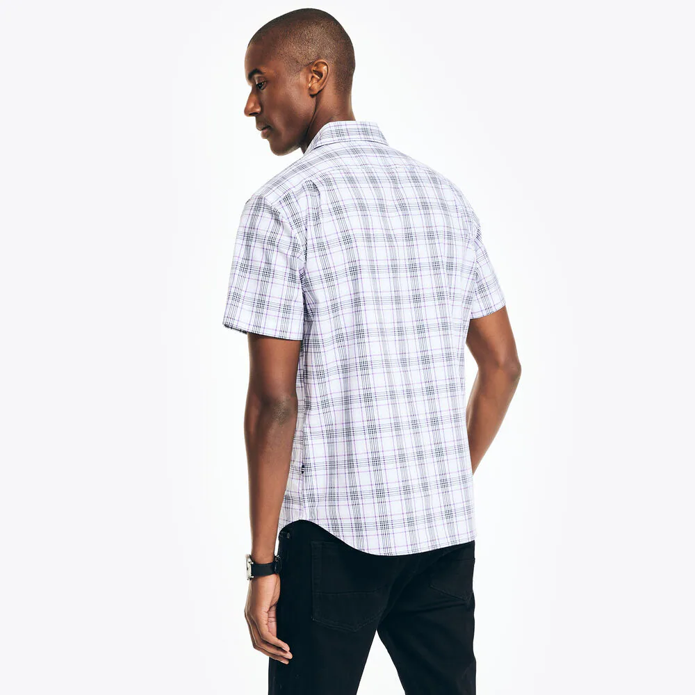 Classic Fit Wrinkle-Resistant Plaid Short-Sleeve Shirt 4 Classic Fit Wrinkle-Resistant Plaid Short-Sleeve Shirt
