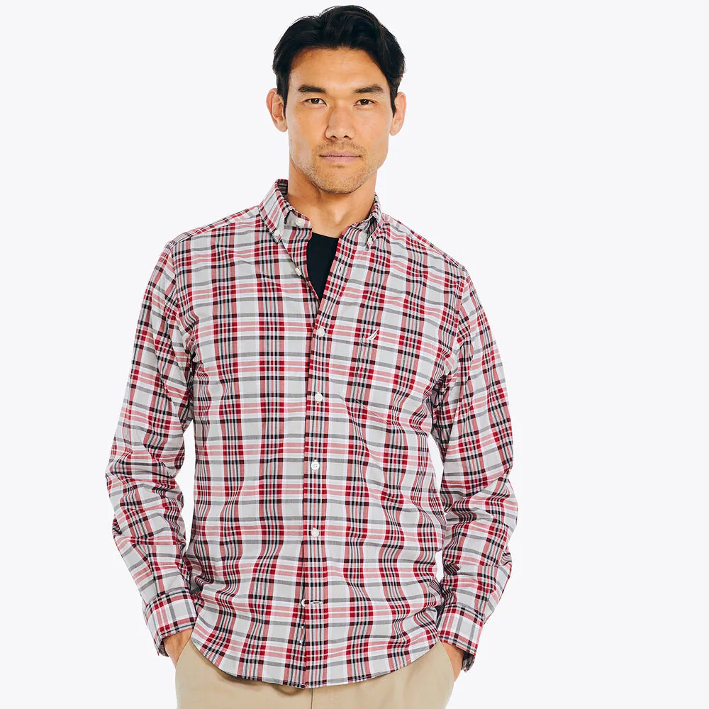 Classic Fit Wrinkle-Resistant Plaid Shirt 1 Classic Fit Wrinkle-Resistant Plaid Shirt