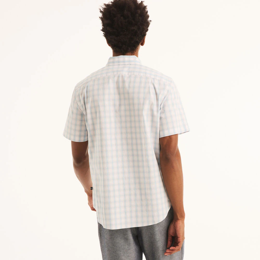 Plaid Poplin Short-Sleeve Shirt 4 Plaid Poplin Short-Sleeve Shirt
