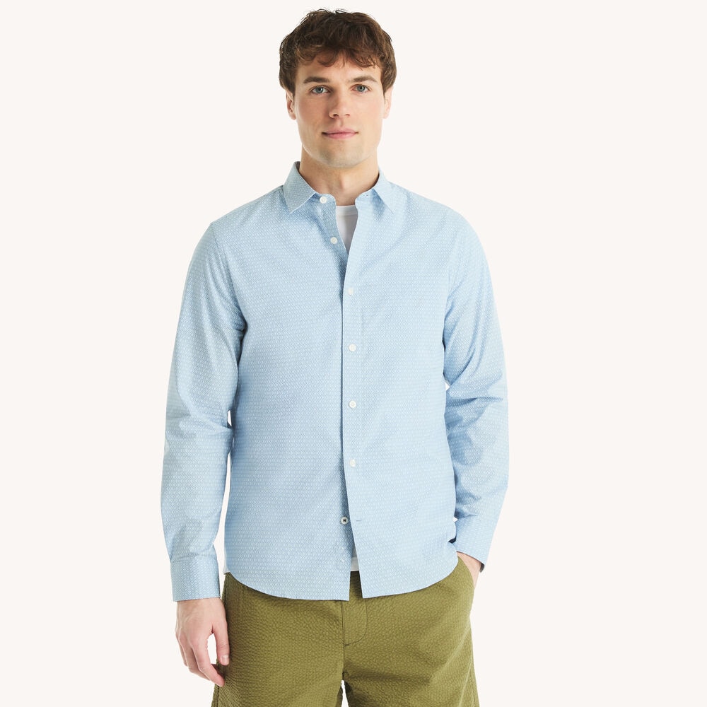 Slim Fit Wrinkle-Resistant Printed Shirt 1 Slim Fit Wrinkle-Resistant Printed Shirt