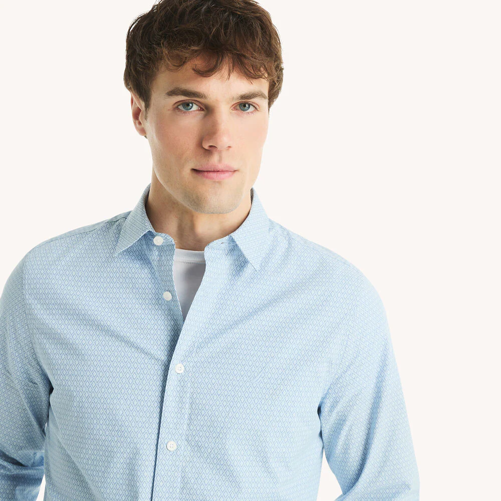 Slim Fit Wrinkle-Resistant Printed Shirt 2 Slim Fit Wrinkle-Resistant Printed Shirt