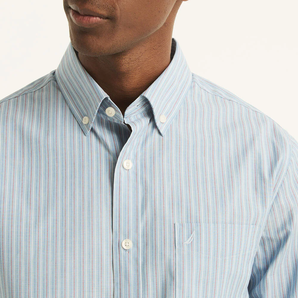 Slim Fit Wrinkle-Resistant Striped Shirt 3 Slim Fit Wrinkle-Resistant Striped Shirt