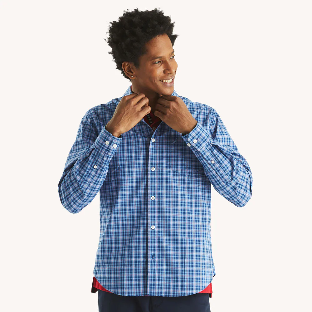 Slim Fit Wrinkle-Resistant Plaid Shirt 1 Slim Fit Wrinkle-Resistant Plaid Shirt