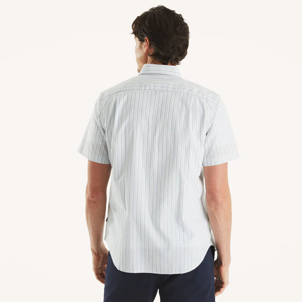Classic Fit Wrinkle-Resistant Striped Short-Sleeve Shirt 4 Classic Fit Wrinkle-Resistant Striped Short-Sleeve Shirt
