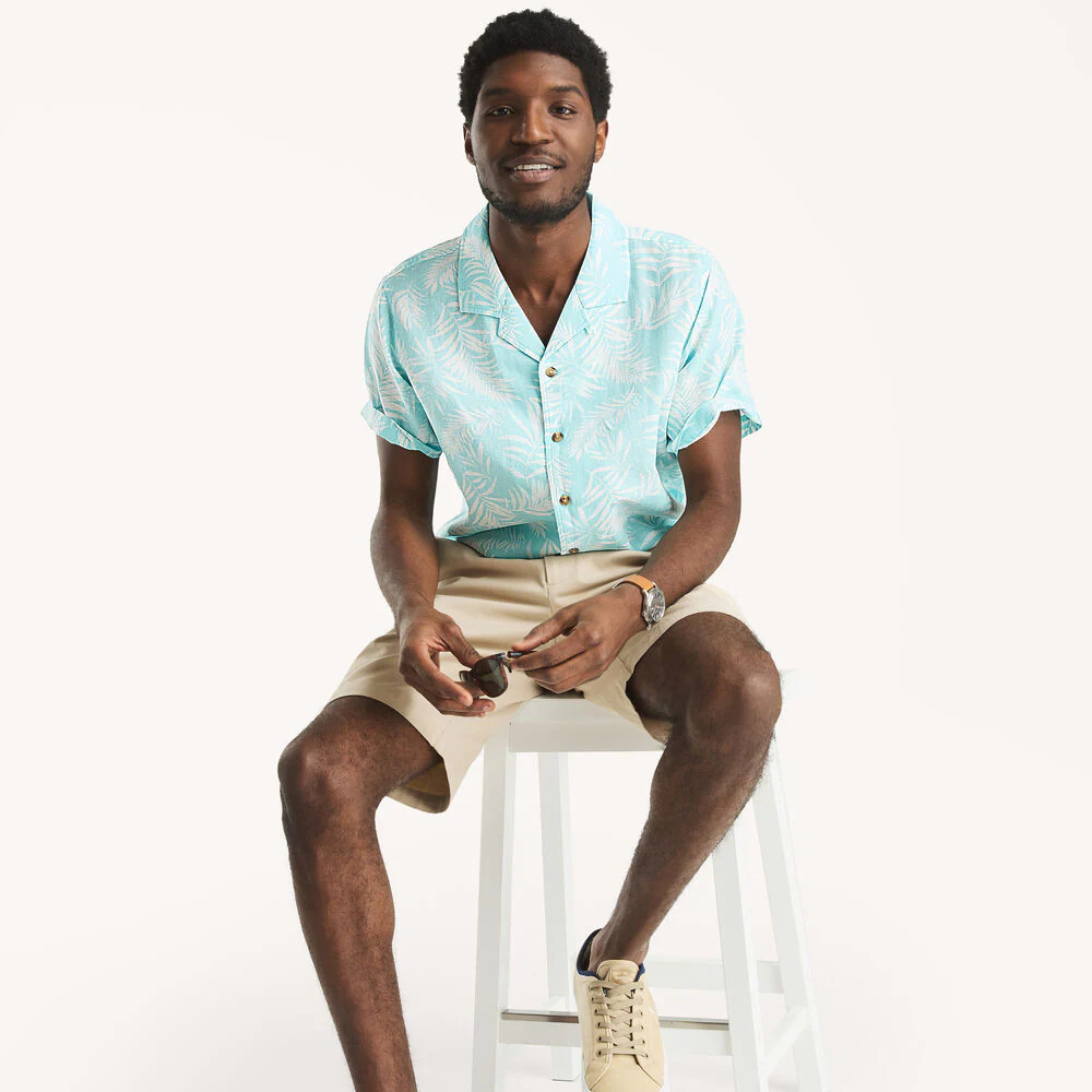 Linen Short-Sleeve Camp Shirt 1 Linen Short-Sleeve Camp Shirt