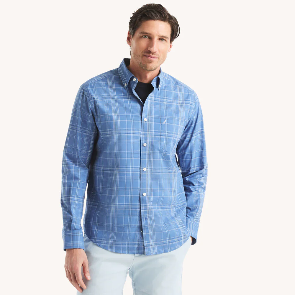 Classic Fit Wrinkle-Resistant Plaid Shirt 1 Classic Fit Wrinkle-Resistant Plaid Shirt