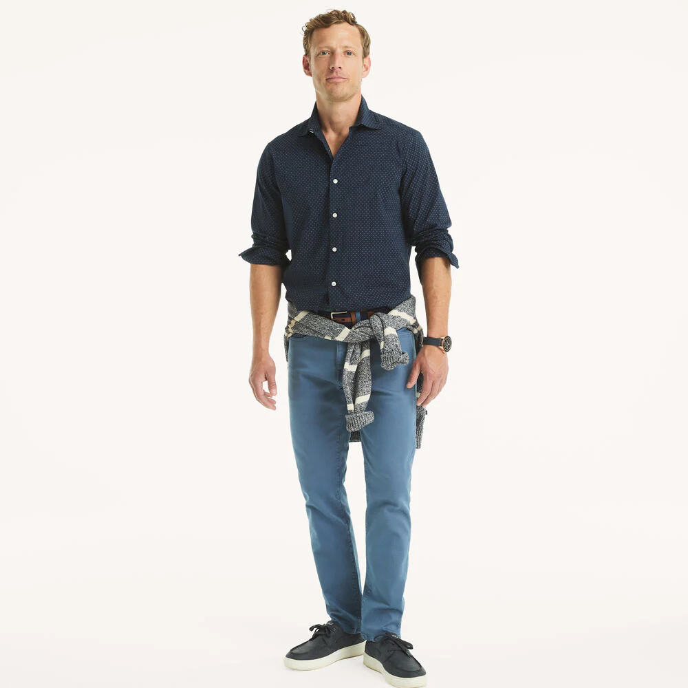 Classic Fit Wrinkle-Resistant Printed Shirt