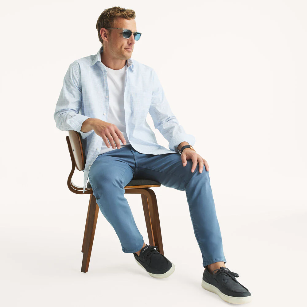 Classic Fit Wrinkle-Resistant Plaid Shirt