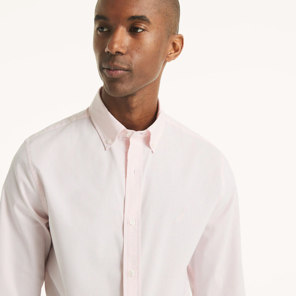 Slim Fit Wrinkle-Resistant Plaid Wear To Work Shirt 2 Slim Fit Wrinkle-Resistant Plaid Wear To Work Shirt